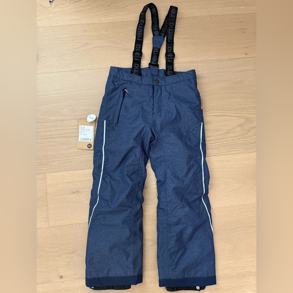 Reima Water proof breathable snow pant ski pant Size 122 US size 7-8- NWOT